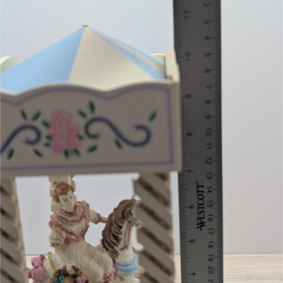 Vintage Carousel Music Box By The San Francisco Music Box Company - Tested Works - Picture 7 of 9